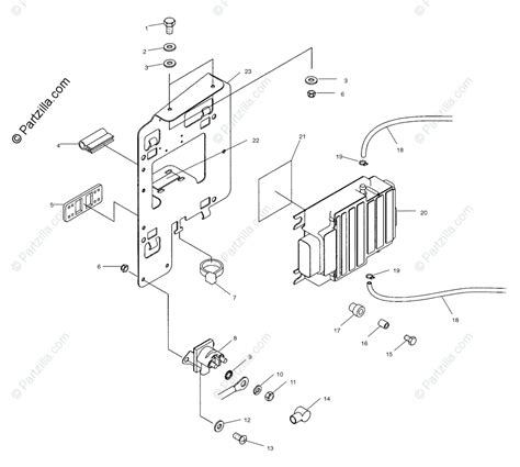 Polaris Watercraft 2003 OEM Parts Diagram for Electrical Box 